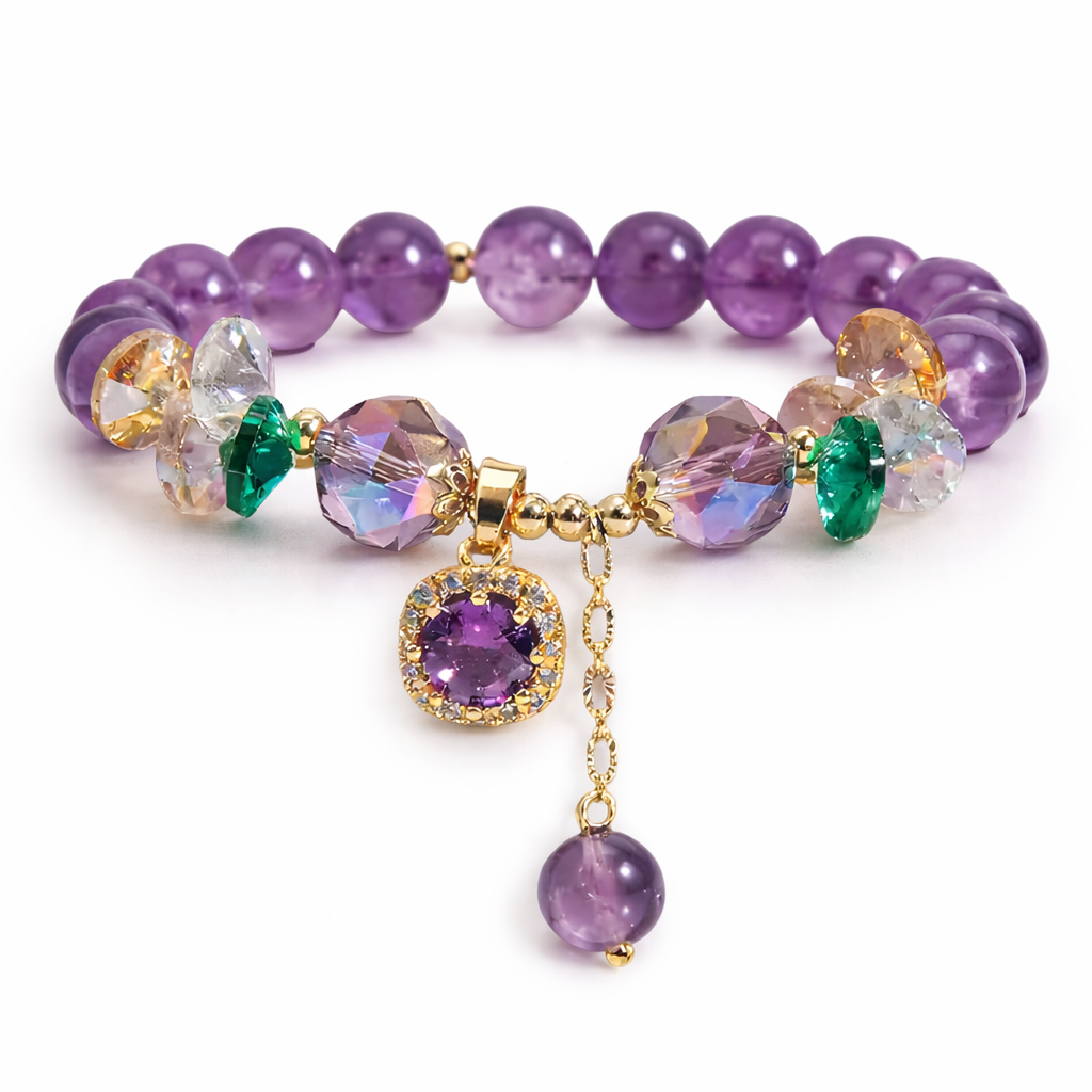 Bracciale Miriam -  In Pura Ametista Naturale